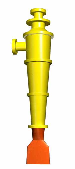 裝有魚(yú)嘴設(shè)計(jì)的鑫海水力旋流器